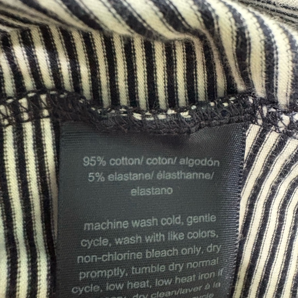 Striped Lace-Up Casual Dress - Picture 6 of 7